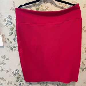 Lularoe hot pink pencil skirt
